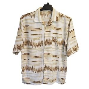 Vintage Y2K Southpole Camp Shirt Men's Medium Hawaiian Short‎ Sleeve